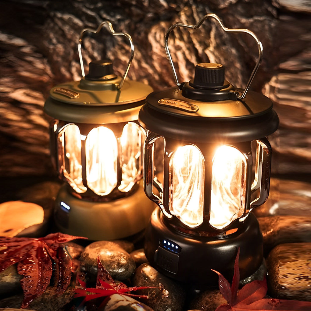 Portable Multi-function LED Waterproof Rechargeable Outdoor Lanterns - Lamp Outdoor