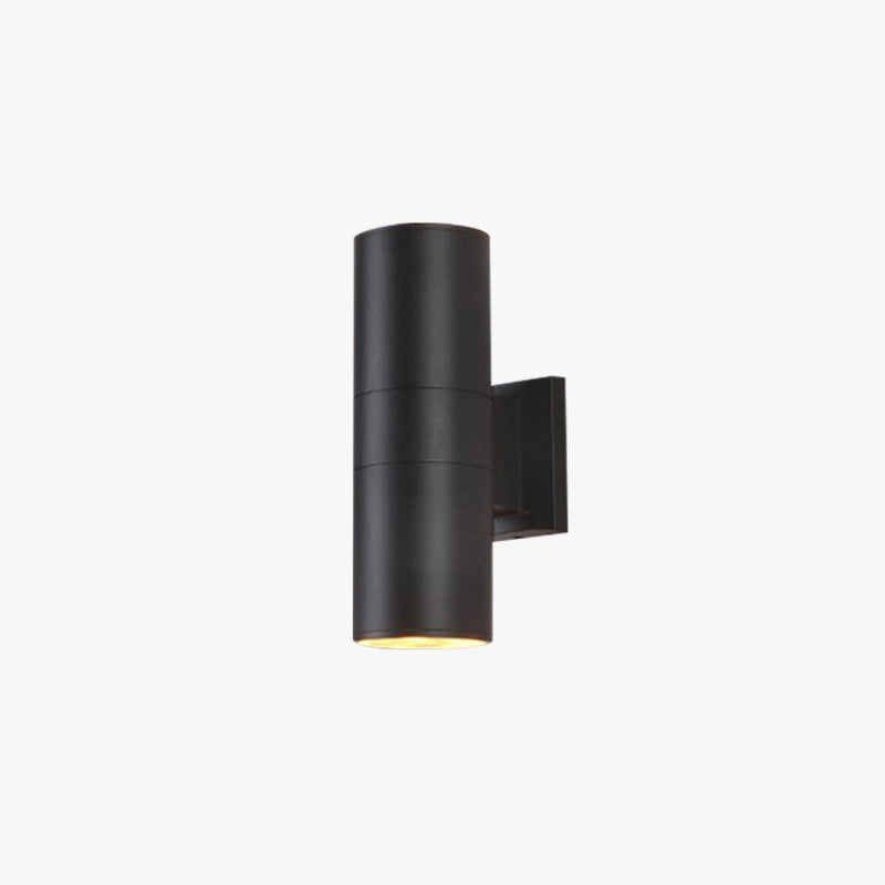 Ray Minimalist Double-headed LED Outdoor Wall Lamp Metal Glass Garden Corridor - Letslighting