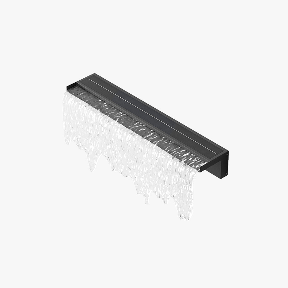 Arisha Modern Minimalist Metal Acrylic Solar Waterproof Outdoor Wall Lamp - Letslighting