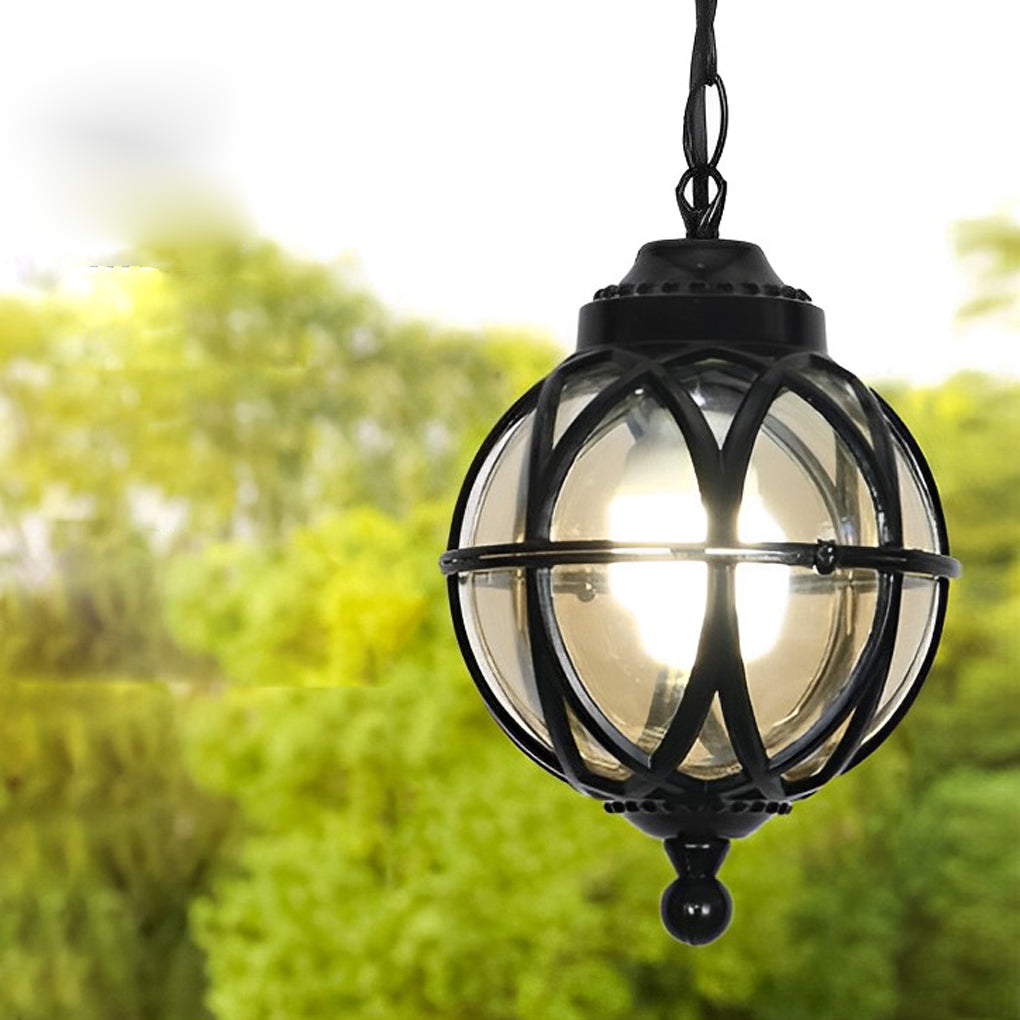 Waterproof Aluminum Glass Ball European-style Outdoor Chandelier Light - Dazuma
