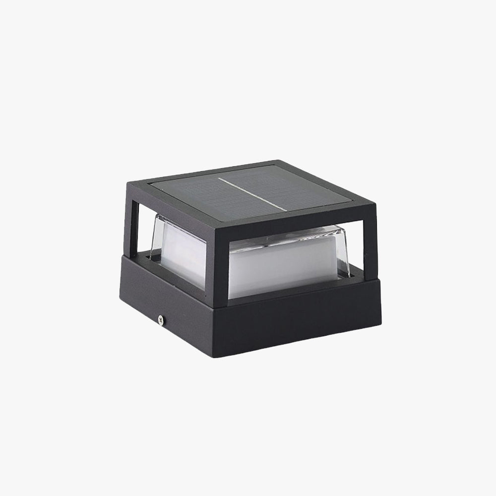Ray Modern Cube Cylinder Metal Lamp Outdoor - Letslighting