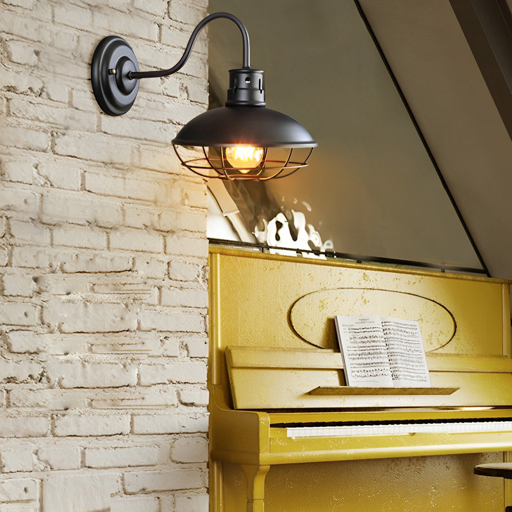 Retro Iron LED Waterproof Industrial Style Outdoor Wall Lights Wall Lamp - Lamp Outdoor