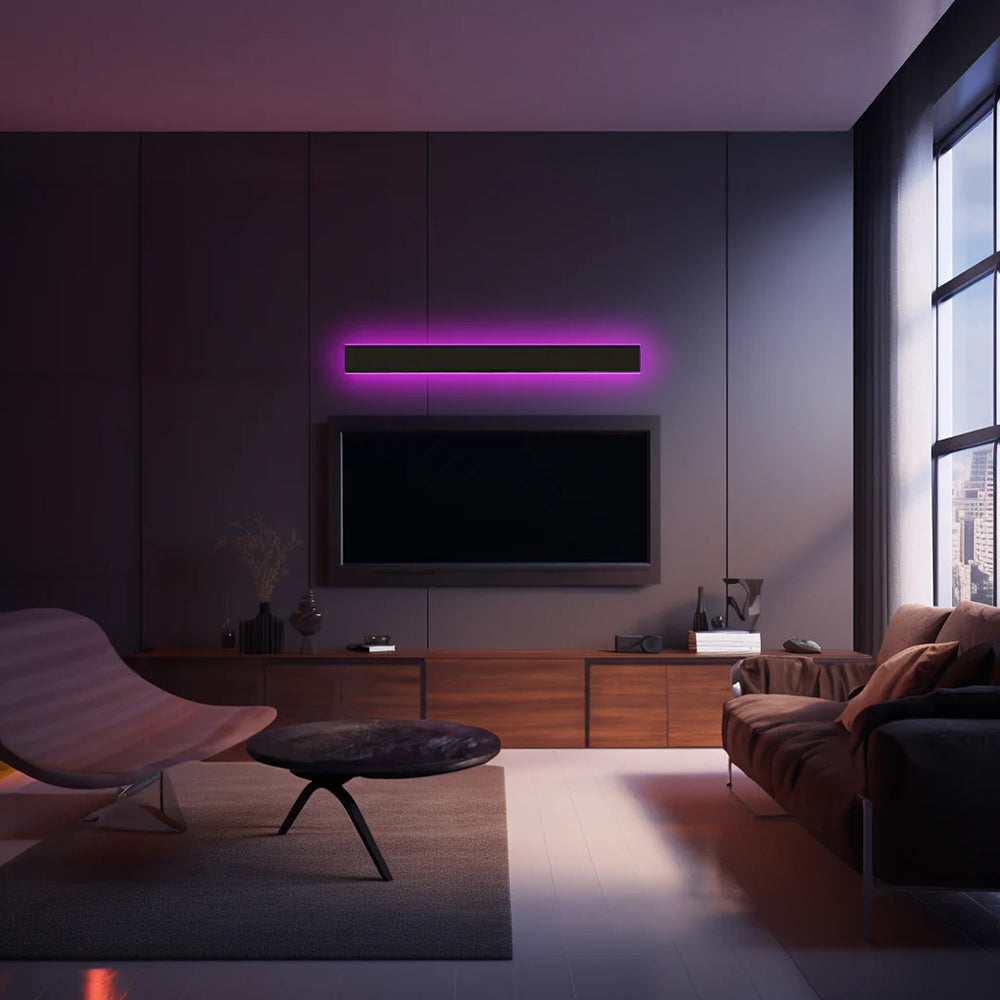 Arisha Ripple Minimalist Linear LED Outdoor Wall Lamp Metal Garden Corridor Balcony - Letslighting