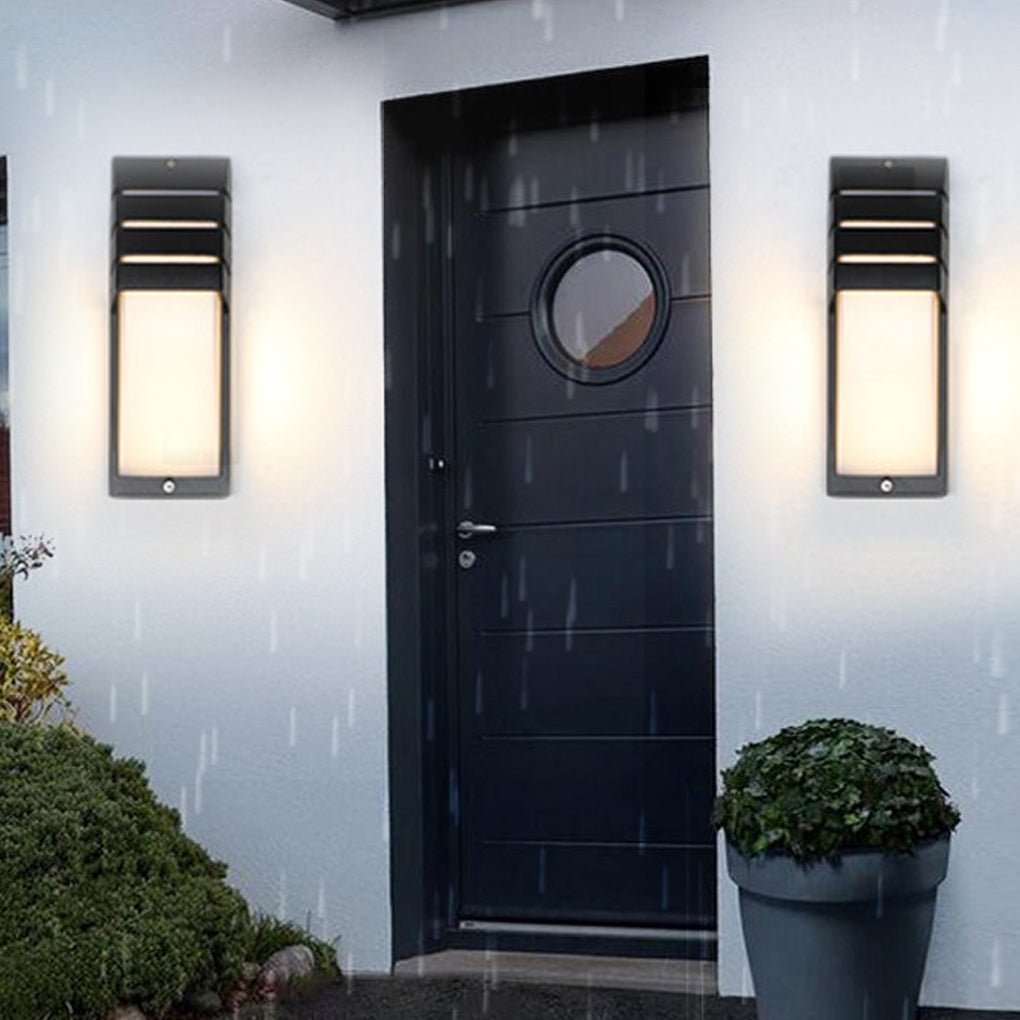 Motion Sensor Waterproof LED Wall Lights for Outdoor Balcony Terrace Aisle - Lamp Outdoor
