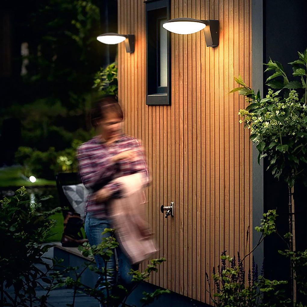Waterproof Modern Simple Outdoor Solar LED Wall Light for Terrace Balcony - Lamp Outdoor