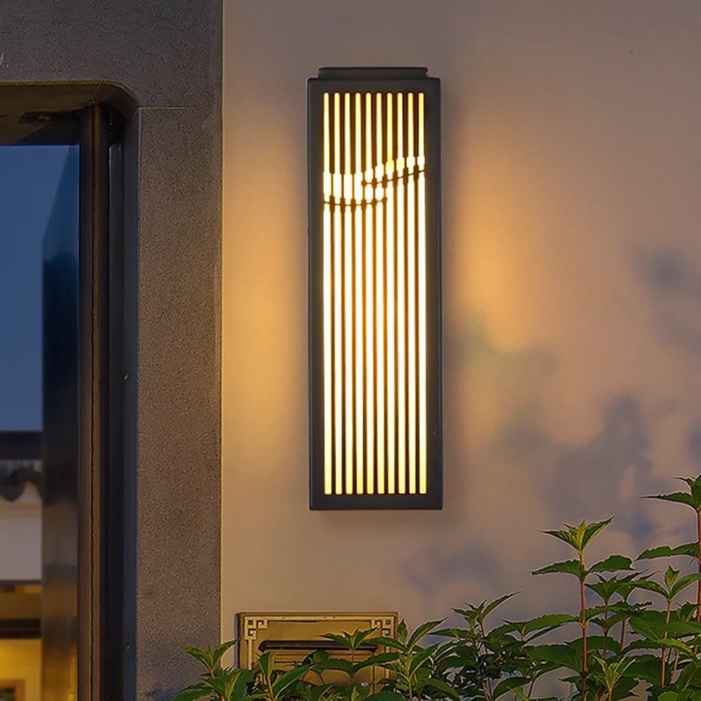 Waterproof Villa Courtyard Gate Unique Hollowed Design Wall Lamp for Outdoor - Lamp Outdoor