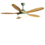 60 Inch Ceiling Fan with Lights and Remote Control Nordic Ceiling Fan Lamp with Silent Inverter - Lamp Outdoor