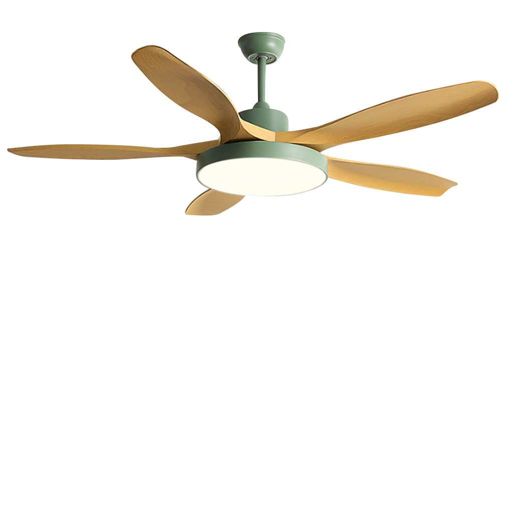 60 Inch Ceiling Fan with Lights and Remote Control Nordic Ceiling Fan Lamp with Silent Inverter - Lamp Outdoor