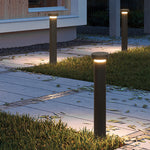 Ray Modern Metal Cylinder Outdoor Path Light - Lamp Outdoor