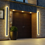 Arisha Radiation Linear Metal Acrylic Outdoor Wall Lamp Garden Corridor - Letslighting