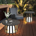 Ray Table Metal Outdoor Solar Floor Lamp Hardwired Solar - Lamp Outdoor