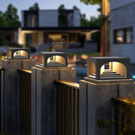 Ray Modern Stair Metal Solar Outdoor Pier-Mount Pillar Light - Letslighting