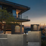 Ray Modern Pattern Metal Acrylic Outdoor Table Lamps - Letslighting