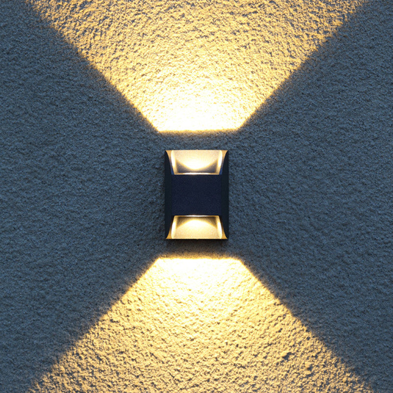 Ray Minimalist Up Down Metal Outdoor Wall Lamp - Lamp Outdoor