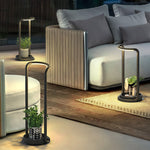 Ray Minimalist Rectangular Solar LED Outdoor Floor Lamp - Lamp Outdoor