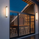 Arisha Minimalist Cylindrical Metal Outdoor Wall Lamp - Letslighting