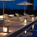 Ray Minimalist Cuboid Candle Outdoor Floor Lamp Garden - Lamp Outdoor