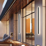 Arisha Radiation Linear Metal Acrylic Outdoor Wall Lamp Garden Corridor - Letslighting