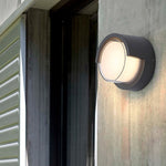 Ray Modern Round Rectangular Metal Acrylic Outdoor Wall Lamp - Lamp Outdoor