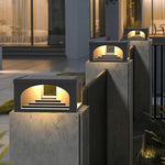 Ray Modern Stair Metal Solar Outdoor Pier-Mount Pillar Light - Letslighting