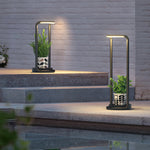 Ray Minimalist Rectangular Solar LED Outdoor Floor Lamp - Lamp Outdoor
