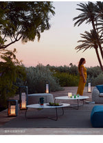 Ray Minimalist Cuboid Candle Outdoor Floor Lamp Garden - Lamp Outdoor