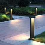 Ray Modern Metal T-Shaped Solar Outdoor Path Light - Lamp Outdoor