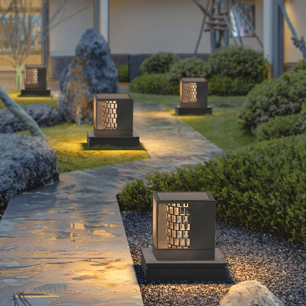 Ray Modern Pattern Metal Acrylic Outdoor Table Lamps - Letslighting