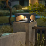 Ray Modern Stair Metal Solar Outdoor Pier-Mount Pillar Light - Letslighting