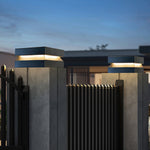 Ray Modern Concave Metal Outdoor Lamps Solar - Letslighting