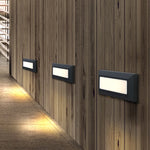 Ray Modern Metal Rectangular Outdoor Deck Step Light - Lamp Outdoor