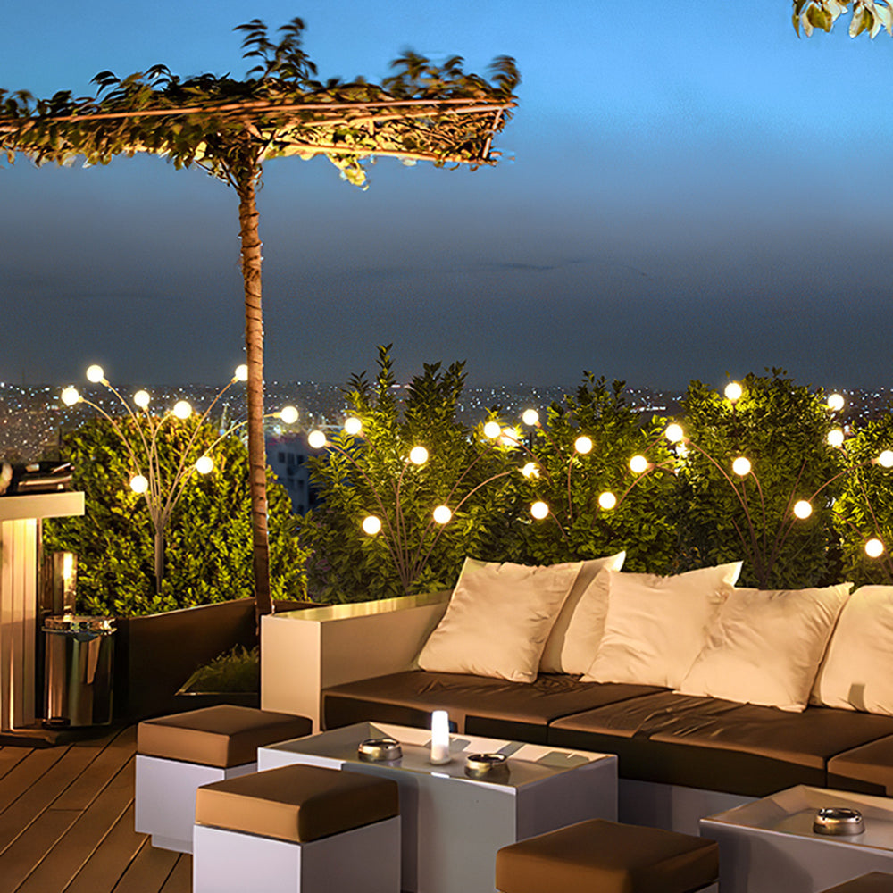 Ray Modern Metal Firefly Multi Lamp holder Outdoor Decoration Post Light - Lamp Outdoor