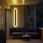 Arisha Radiation Linear Metal Acrylic Outdoor Wall Lamp Garden Corridor - Letslighting