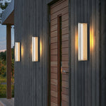 Ray Modern Semi-Cylindrical Outdoor Metal Wall Lamp - Lamp Outdoor