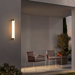 Arisha Minimalist Cylindrical Metal Outdoor Wall Lamp - Letslighting