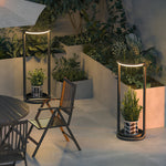 Ray Minimalist Rectangular Solar LED Outdoor Floor Lamp - Lamp Outdoor