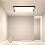 Ara Modern Flat Square Black Metal Flush Mount Ceiling Lights - Lamp Outdoor