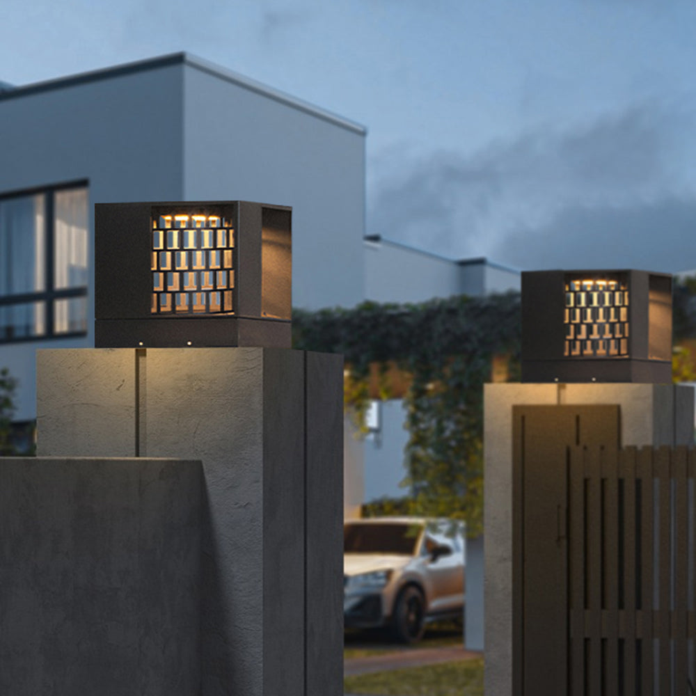 Ray Modern Pattern Metal Acrylic Outdoor Table Lamps - Letslighting