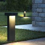 Ray Modern Metal T-Shaped Solar Outdoor Path Light - Lamp Outdoor