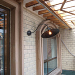 Silva Vintage Cap-shaped Metal Outdoor Wall Lamp Antique - Lamp Outdoor