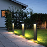 Ray Modern Metal T-Shaped Solar Outdoor Path Light - Lamp Outdoor