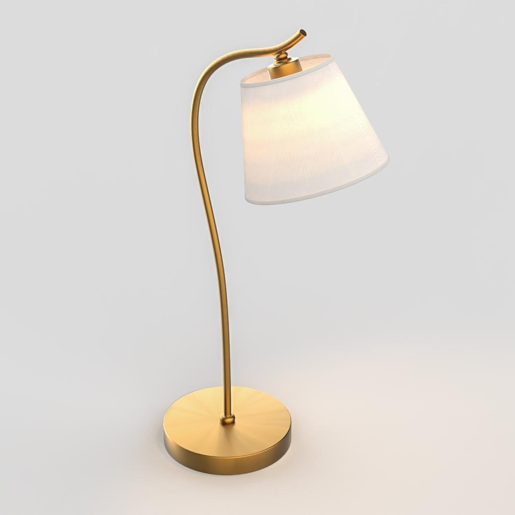 Gilda Gooseneck Cone Fabric Metal Desk Lamp - Lamp Outdoor