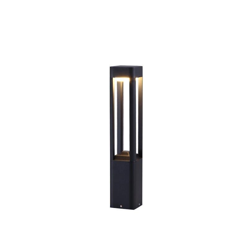 Quadruple - Sided Aluminum LED Bollard Lights Open Design for Optimal Illumination