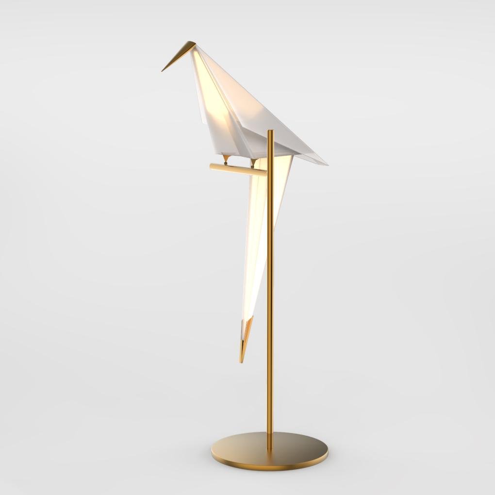 Ambient Origami Bird LED Accent Table Lamp - Lamp Outdoor
