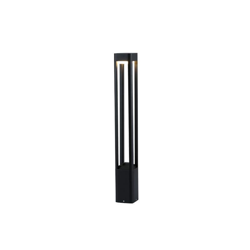 Quadruple - Sided Aluminum LED Bollard Lights Open Design for Optimal Illumination