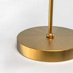 Gilda Gooseneck Cone Fabric Metal Desk Lamp - Lamp Outdoor