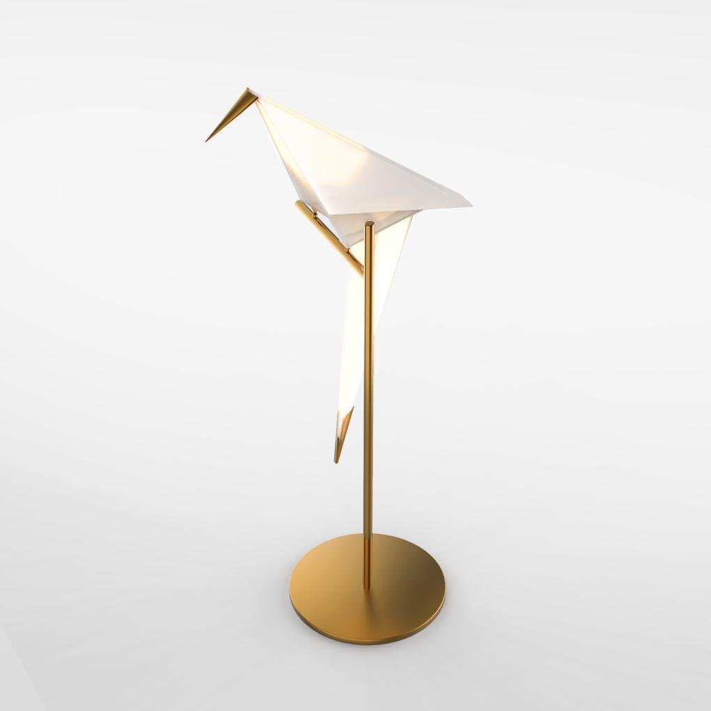 Ambient Origami Bird LED Accent Table Lamp - Lamp Outdoor