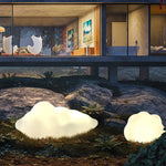 Arisha Art Deco Rechargeable Cloud Acrylic Outdoor Light - Letslighting