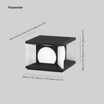 Aria Modern Square Metal Outdoor Light Post - Letslighting