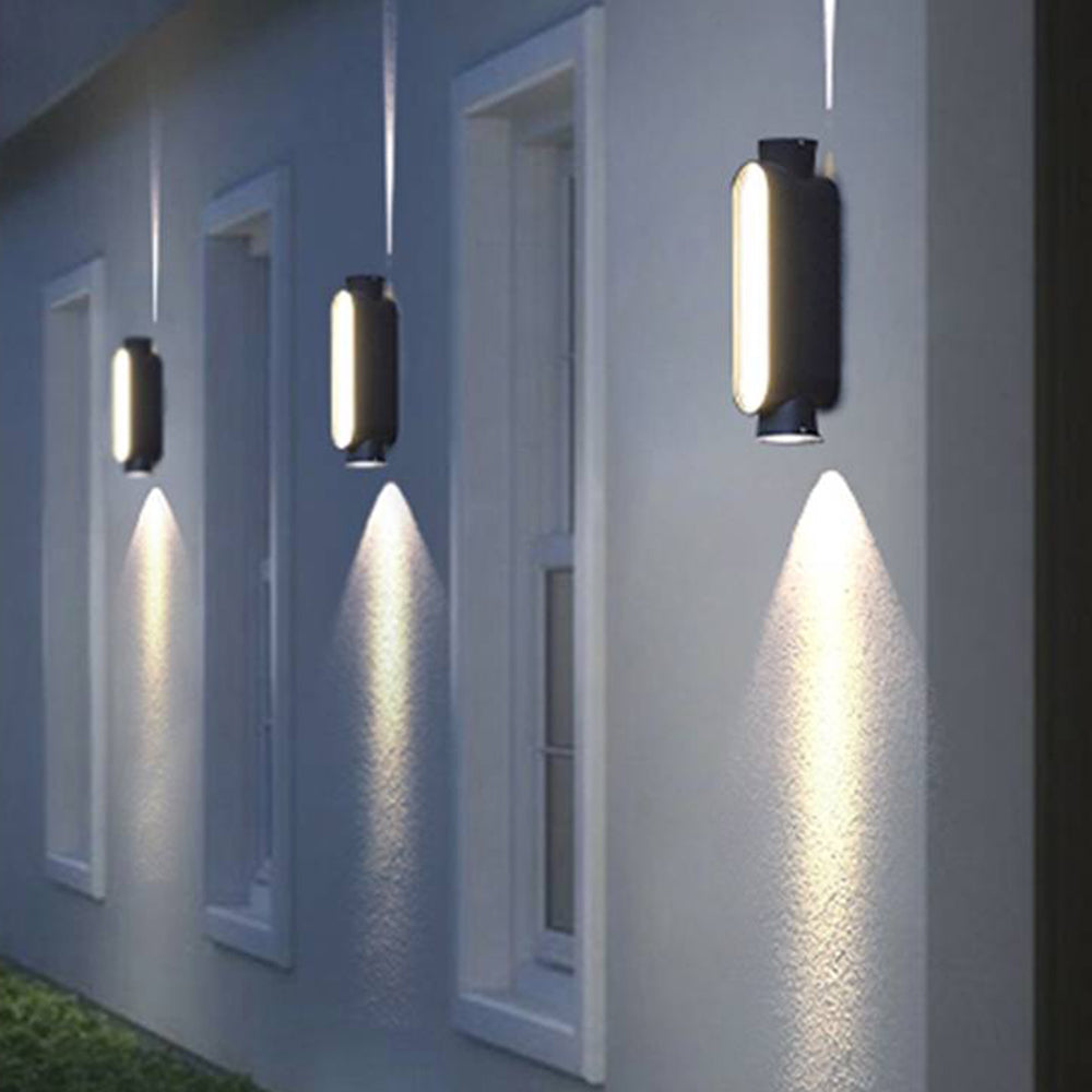 Ray Minimalist Up Down Acrylic Outdoor Wall Lamp - Lamp Outdoor